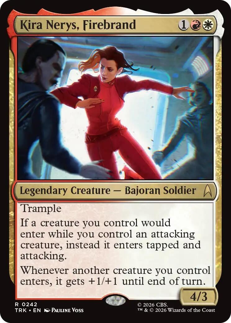 Image for Kira Nerys, Firebrand (242) [Star Trek] - Magic: The Gathering