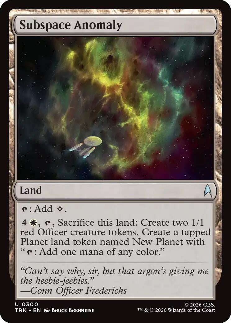 Image for Subspace Anomaly (300) [Star Trek] - Magic: The Gathering