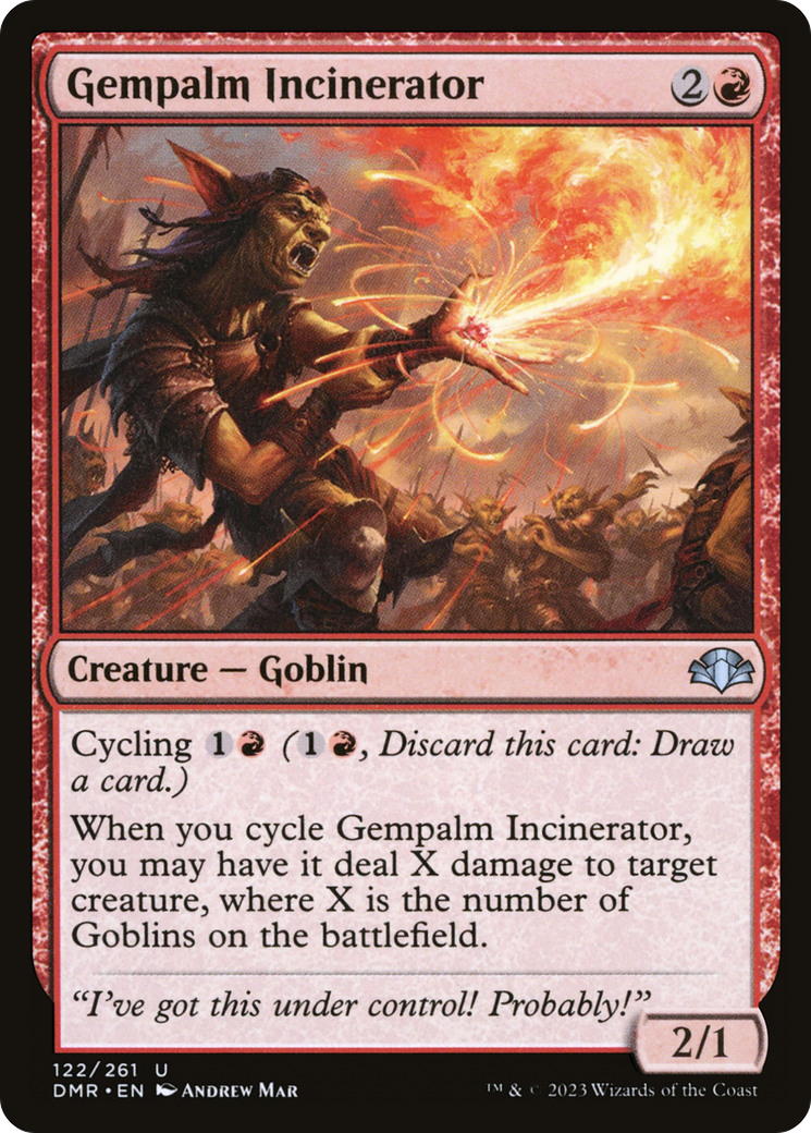 Gempalm Incinerator (122) [Dominaria Remastered]