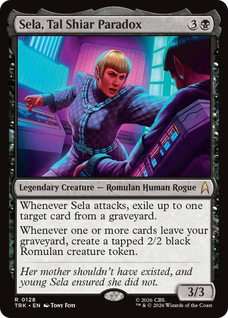 Image for Sela, Tal Shiar Paradox (128) [Star Trek] - Magic: The Gathering