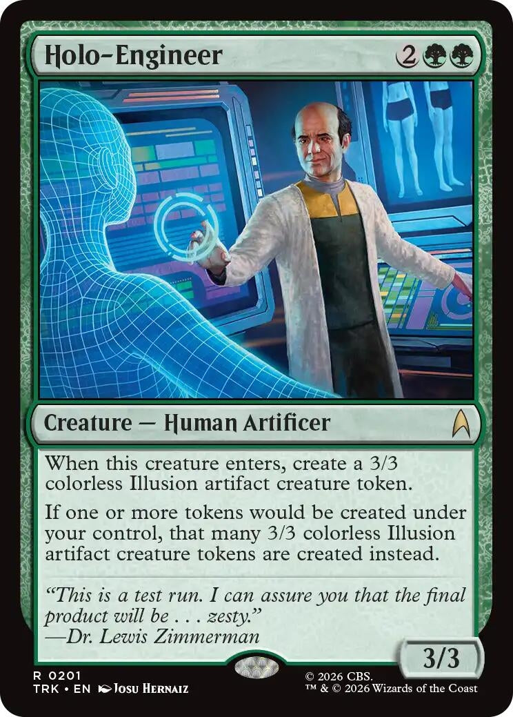 Image for Holo-Engineer (201) [Star Trek] - Magic: The Gathering