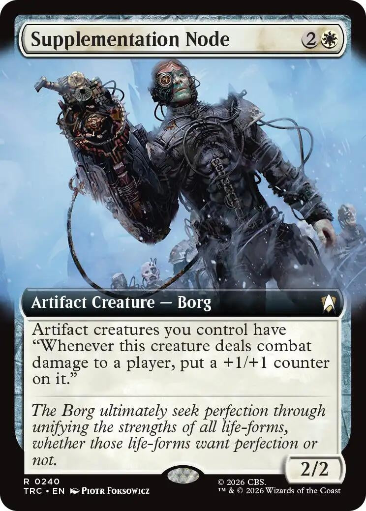 Image for Supplementation Node (Extended Art) (240) [Commander: Star Trek] - Magic: The Gathering