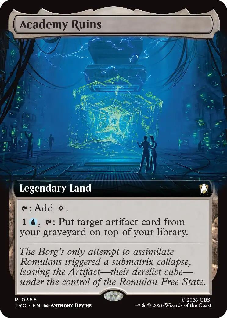 Image for Academy Ruins (Extended Art) (366) [Commander: Star Trek] - Magic: The Gathering