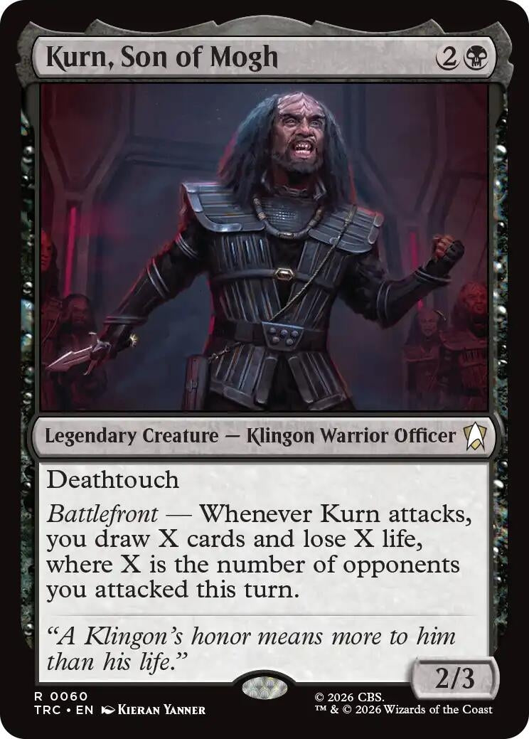 Image for Kurn, Son of Mogh (Surge Foil) [Commander: Star Trek] - Magic: The Gathering