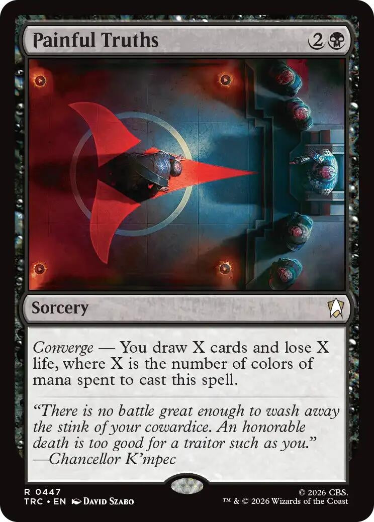 Image for Painful Truths (Surge Foil) [Commander: Star Trek] - Magic: The Gathering