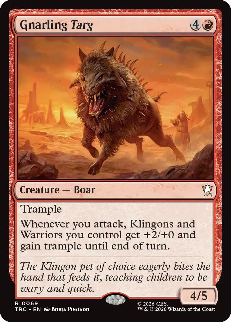 Image for Gnarling Targ [Commander: Star Trek] - Magic: The Gathering