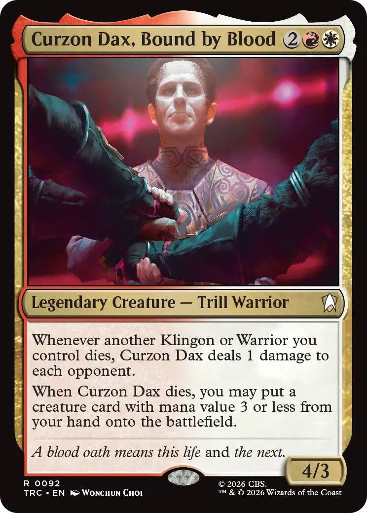 Image for Curzon Dax, Bound by Blood [Commander: Star Trek] - Magic: The Gathering