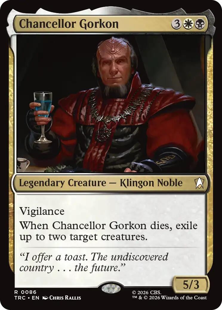 Image for Chancellor Gorkon (Surge Foil) [Commander: Star Trek] - Magic: The Gathering