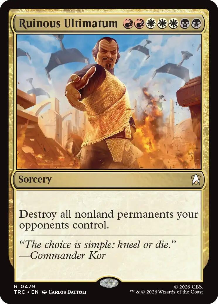 Image for Ruinous Ultimatum (Surge Foil) [Commander: Star Trek] - Magic: The Gathering