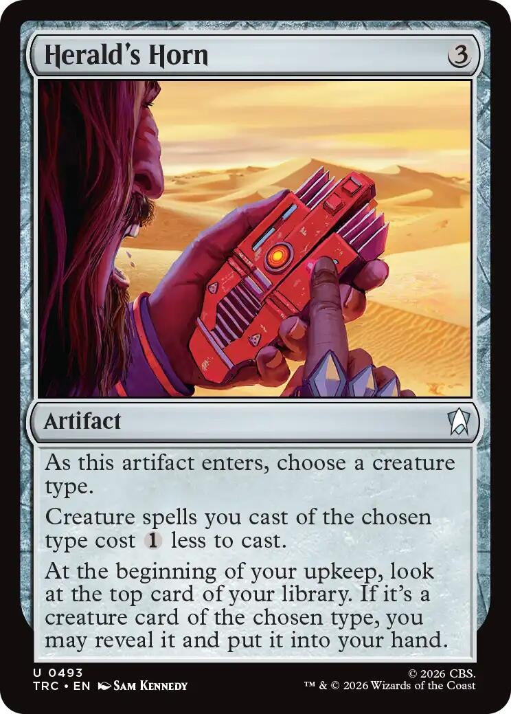 Image for Herald's Horn (Surge Foil) [Commander: Star Trek] - Magic: The Gathering