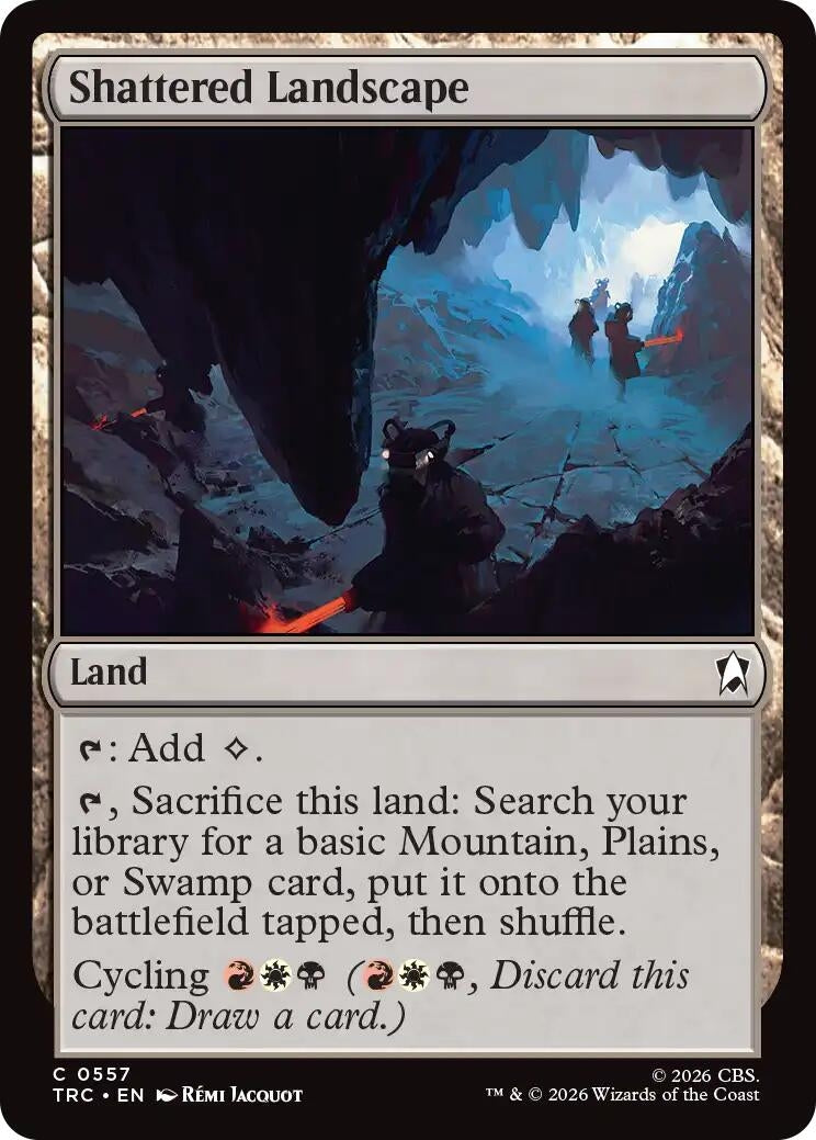 Image for Shattered Landscape [Commander: Star Trek] - Magic: The Gathering