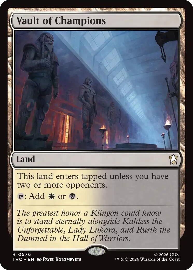 Image for Vault of Champions [Commander: Star Trek] - Magic: The Gathering