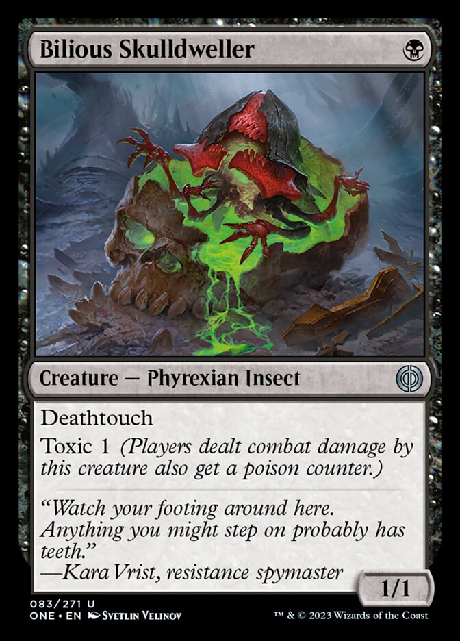 Bilious Skulldweller (83) [Phyrexia: All Will Be One]