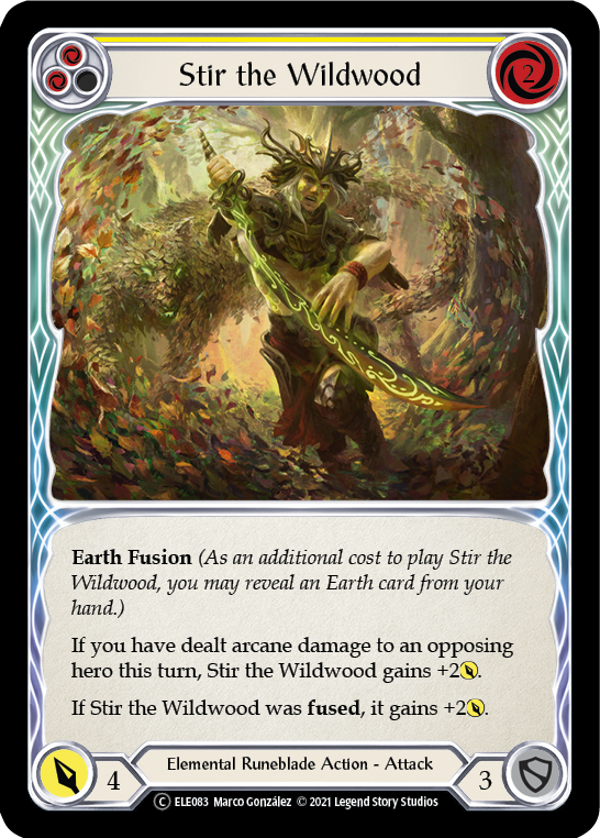 Stir the Wildwood (Yellow) (ELE083) [Tales of Aria]