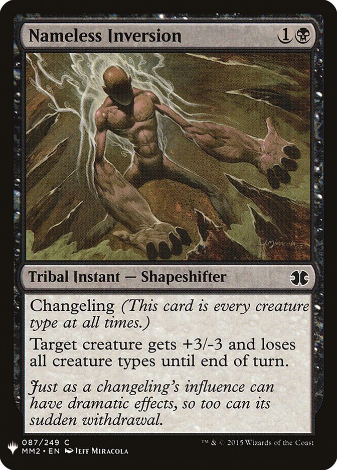 Nameless Inversion (87) [The List Reprints]