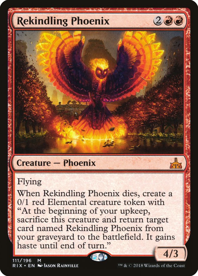 Rekindling Phoenix (111) [Rivals of Ixalan]