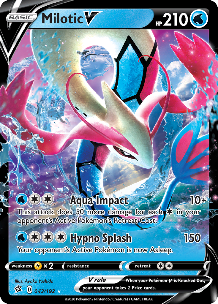 Milotic V (043/192) [SWSH02: Rebel Clash]