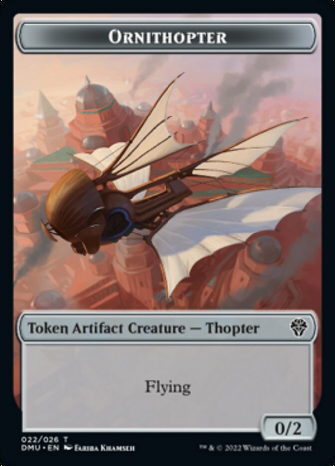 Soldier // Ornithopter Double-Sided Token (4 // 22) [Dominaria United]