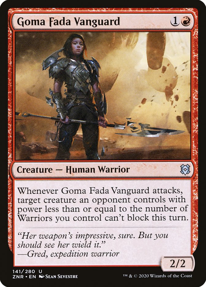 Goma Fada Vanguard (141) [Zendikar Rising]