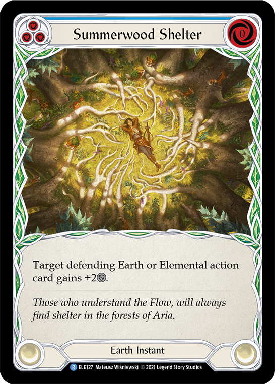 Summerwood Shelter (Blue) (ELE127) [Tales of Aria]
