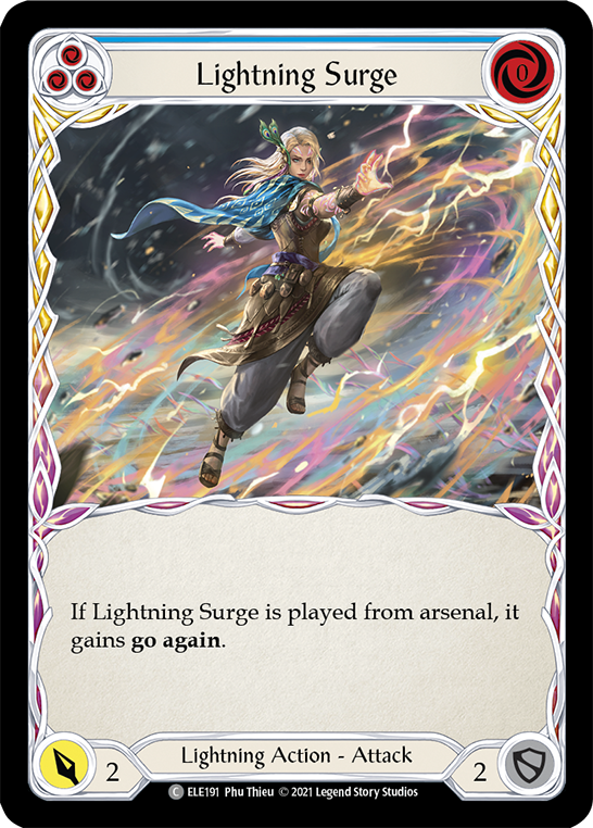 Lightning Surge (Blue) (ELE191) [Tales of Aria]