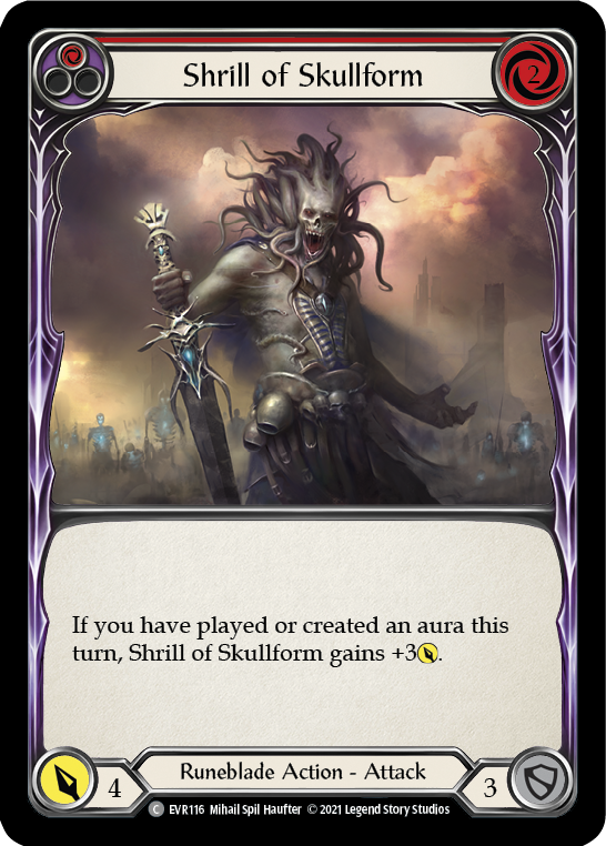 Shrill of Skullform (Red) (EVR116) [Everfest]