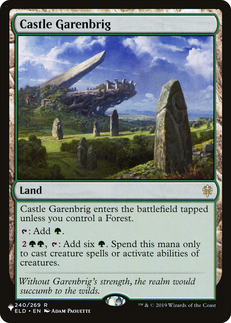 Castle Garenbrig (240/269) [The List Reprints]