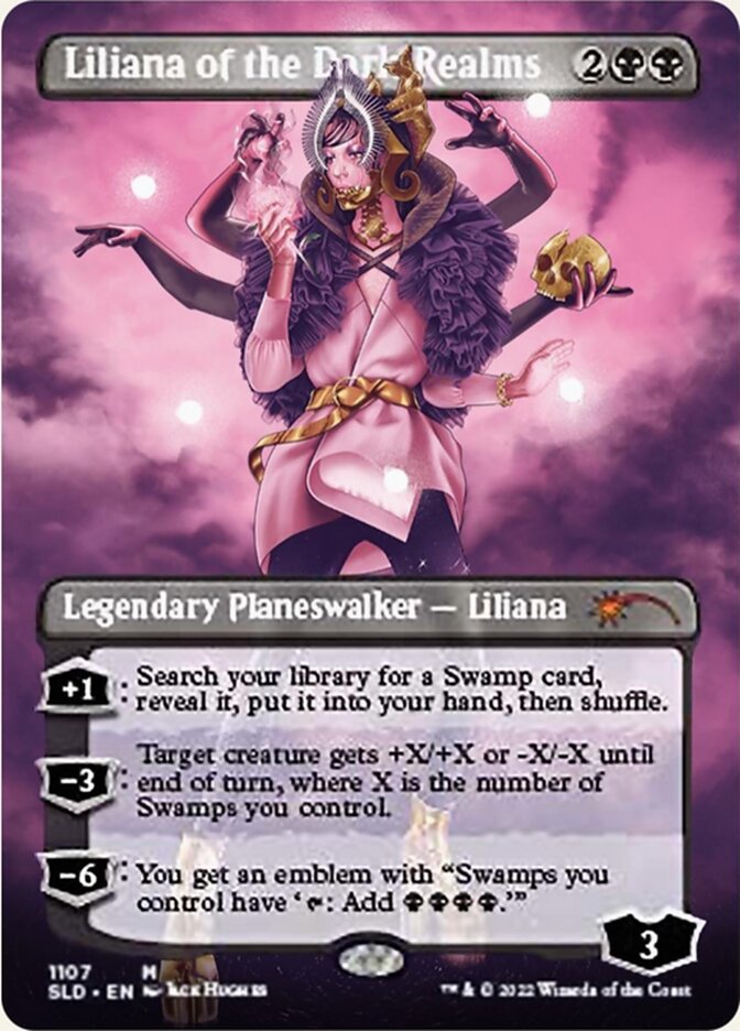 Liliana of the Dark Realms (Borderless) (1107) [Secret Lair Drop Series]