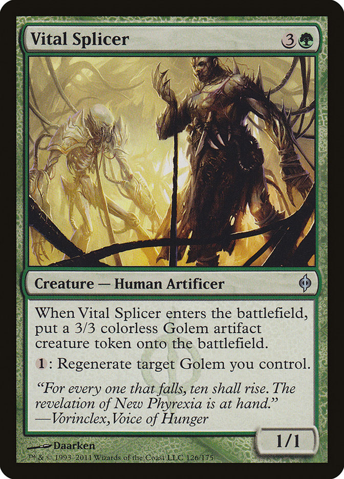 Vital Splicer (126) [New Phyrexia]