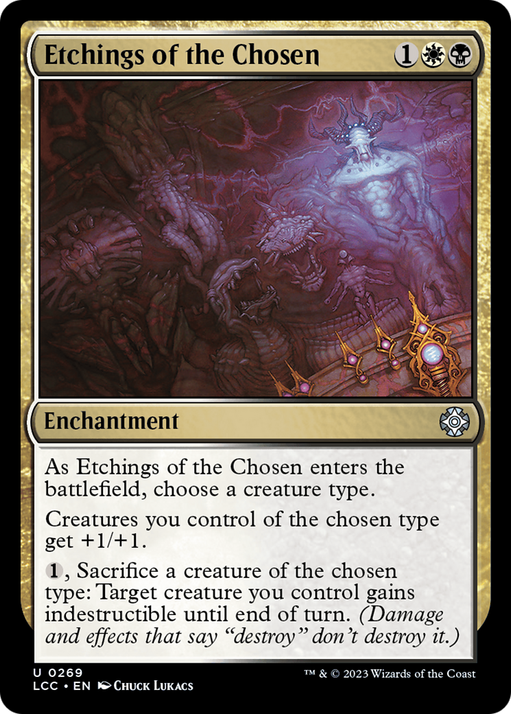 Etchings of the Chosen (269) [Commander: The Lost Caverns of Ixalan]