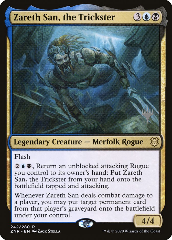 Zareth San, the Trickster (242) [Promo Pack: Zendikar Rising]