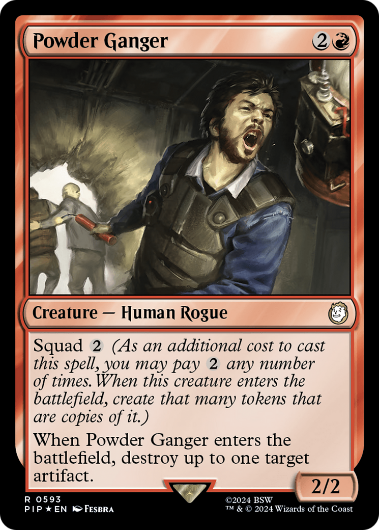 Powder Ganger (Surge Foil) (593) [Universes Beyond: Fallout]
