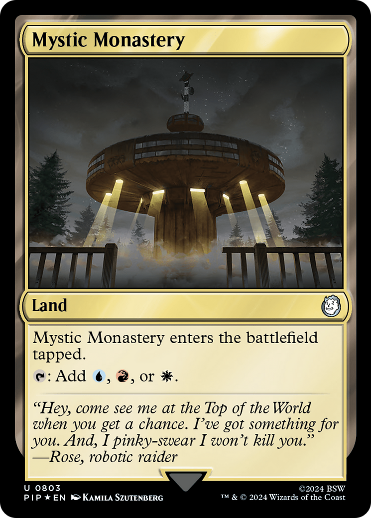 Mystic Monastery (Surge Foil) (803) [Universes Beyond: Fallout]