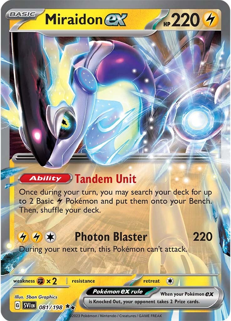 Miraidon ex (081/198) [Jumbo Cards]