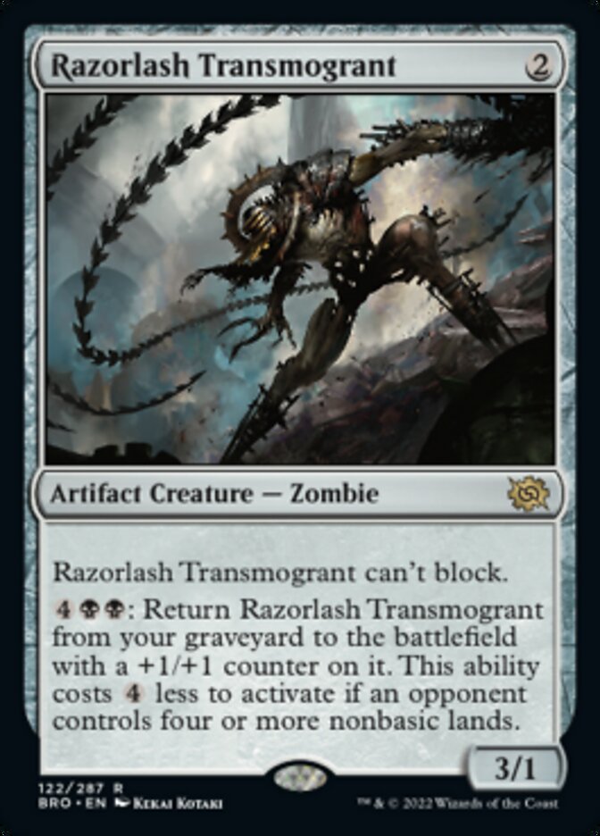 Razorlash Transmogrant (122) [The Brothers' War]