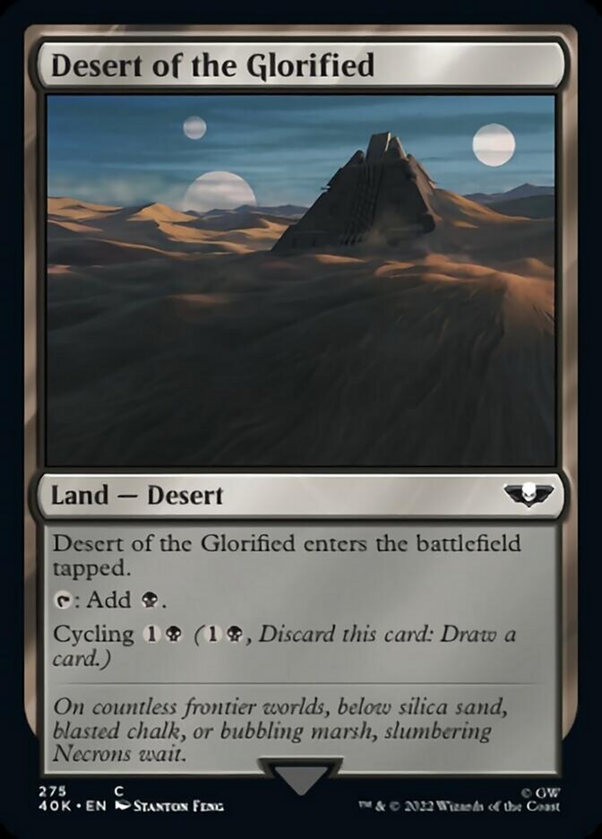Desert of the Glorified (Surge Foil) (275) [Universes Beyond: Warhammer 40,000]