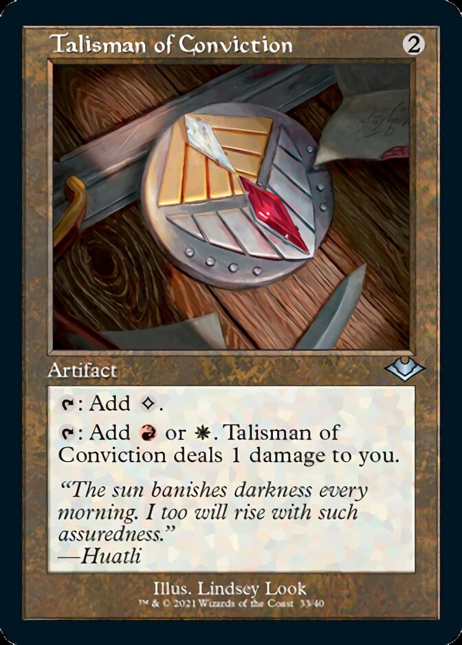 Talisman of Conviction (Retro Frame) (33) [Modern Horizons]