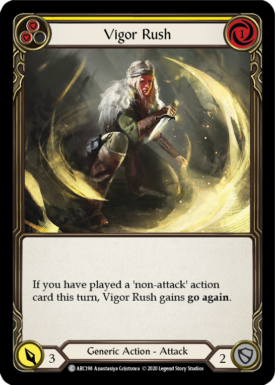 Vigor Rush (Yellow) (ARC198) [Arcane Rising]