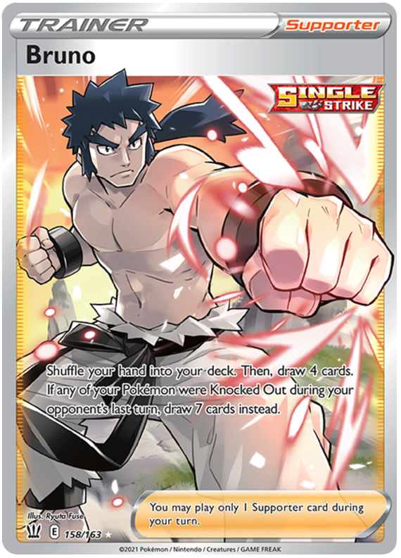 Bruno (Full Art) (158/163) [SWSH05: Battle Styles]