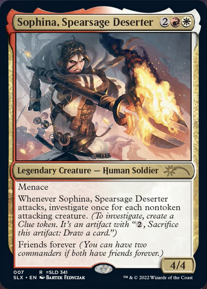 Sophina, Spearsage Deserter (7) [SLX Cards]