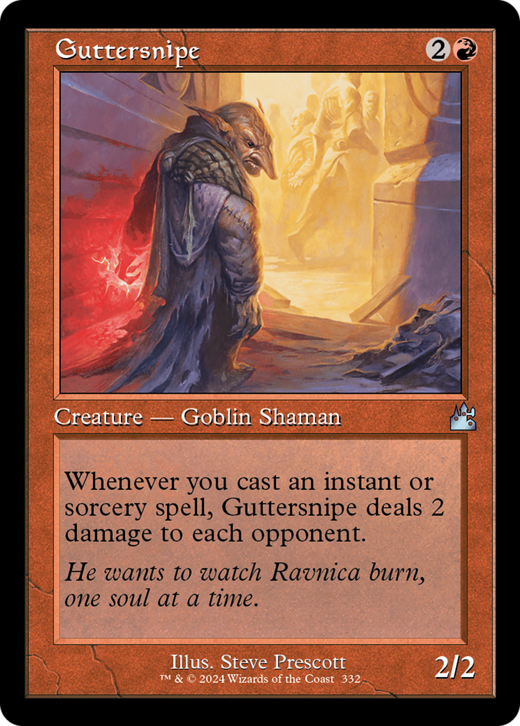 Guttersnipe (Retro Frame) (332) [Ravnica Remastered]