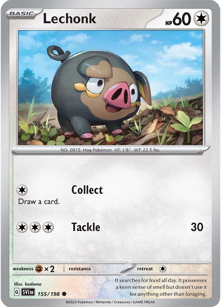 Lechonk (155/198) [SV01: Scarlet & Violet Base Set]