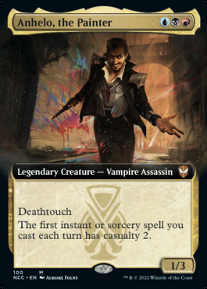 Anhelo, the Painter (Extended Art) (100) [Commander: Streets of New Capenna]