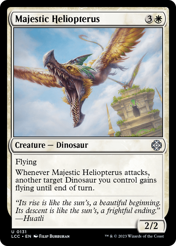 Majestic Heliopterus (131) [Commander: The Lost Caverns of Ixalan]