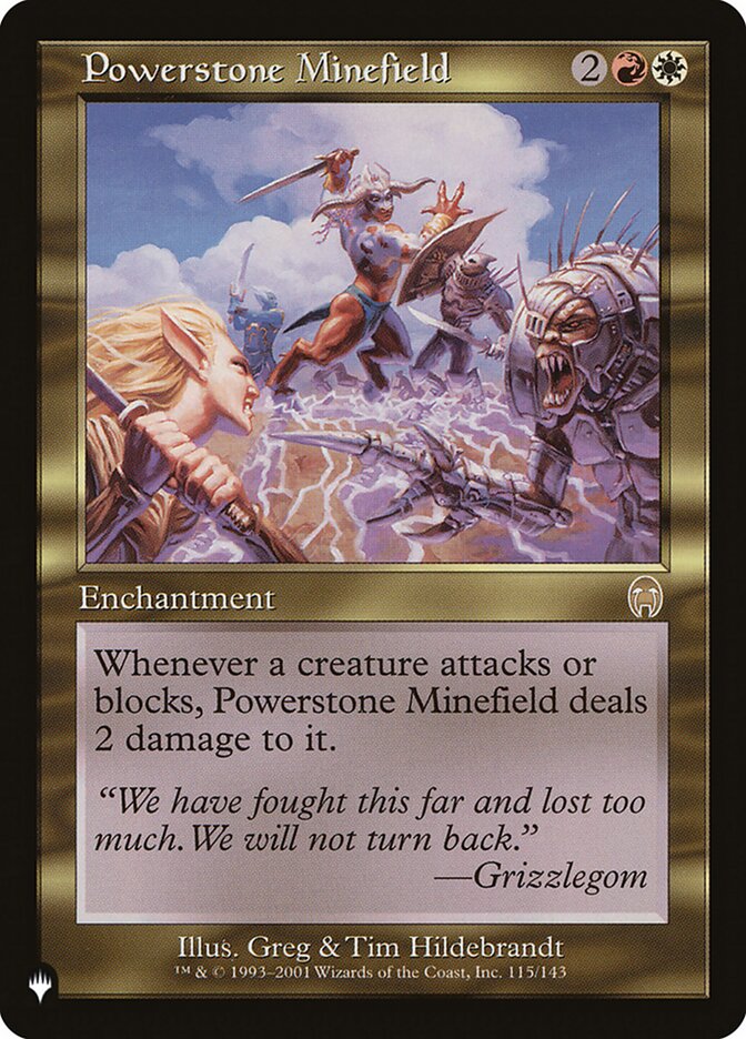 Powerstone Minefield (115/143) [The List Reprints]