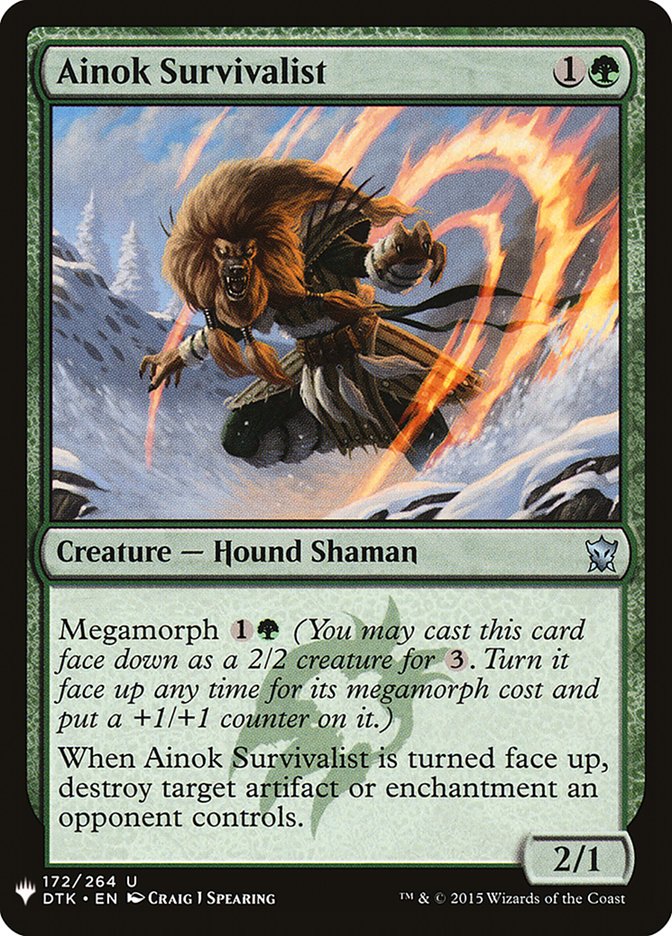 Ainok Survivalist (172) [The List Reprints]