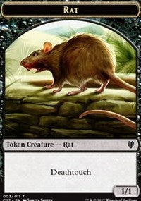 Rat // Cat Double-sided Token (3 // 1) [Commander 2017]
