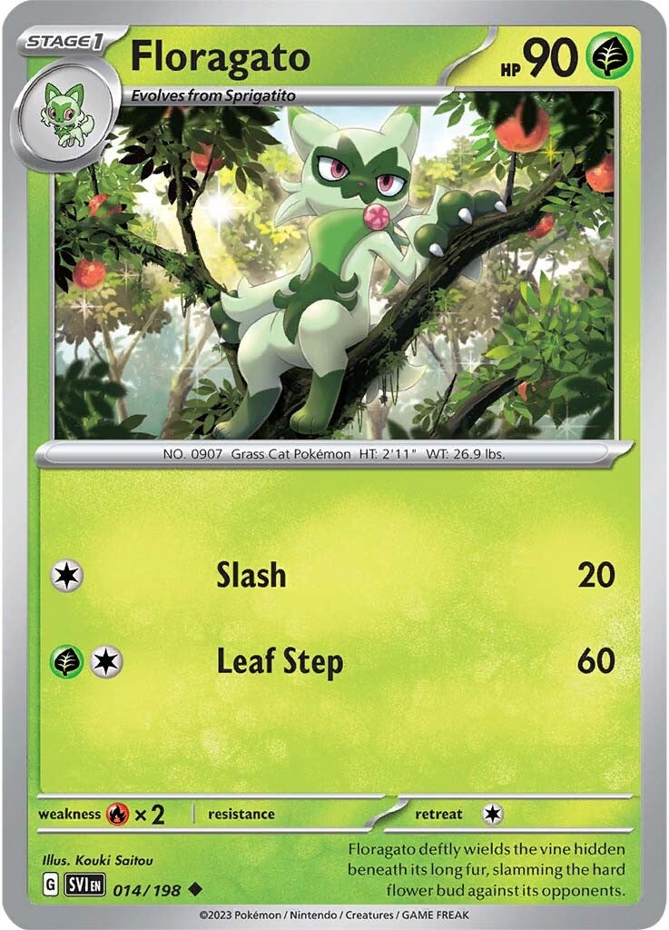Floragato (014/198) [SV01: Scarlet & Violet Base Set]