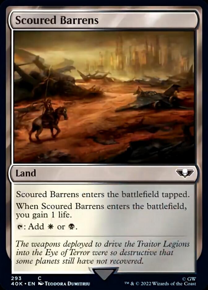 Scoured Barrens (293) [Universes Beyond: Warhammer 40,000]