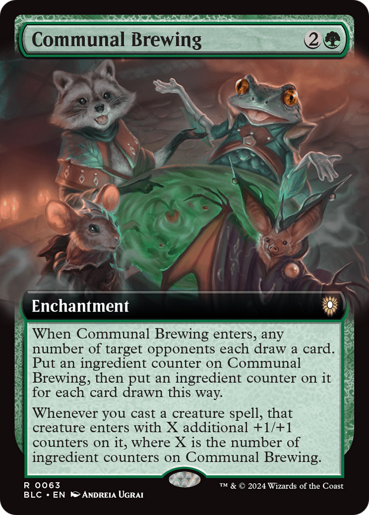 Communal Brewing (Extended Art) (63) [Commander: Bloomburrow]
